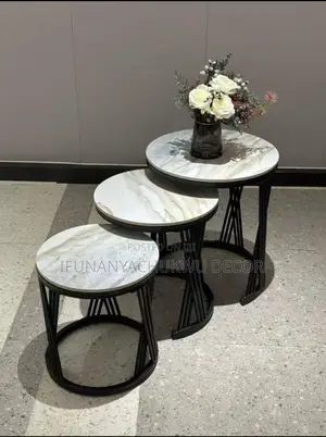 3 in 1 Marble Side Stool
