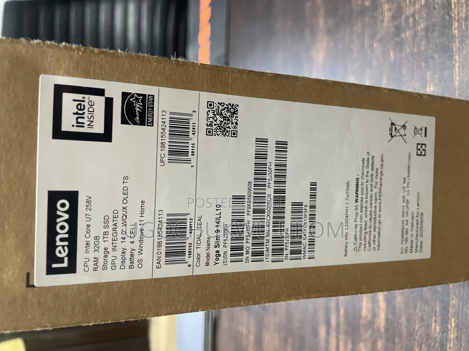 New Laptop Lenovo 32GB Intel Core Ultra 7 SSD 1T