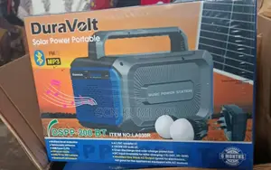 Duravolt Solar Power Portable. Ac/Dc, Dspp-200 Bt, Fm And Mp3