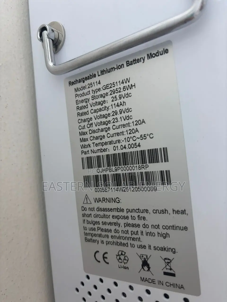 Galaxy 3 KWH 24v Lithium Battery