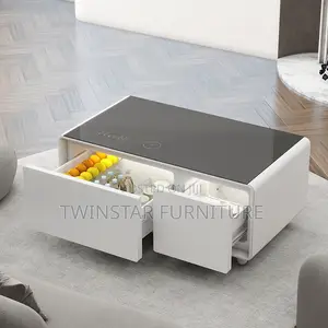 Modern Luxury Refrigerated Centre Table With Bluetooth Usb.