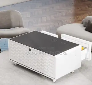Modern Luxury Refrigerated Centre Table With Bluetooth Usb.