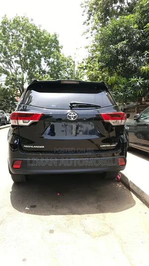 Toyota Highlander Limited 4x4 V6 (3.5L 6cyl 8A) 2018 Burgundy
