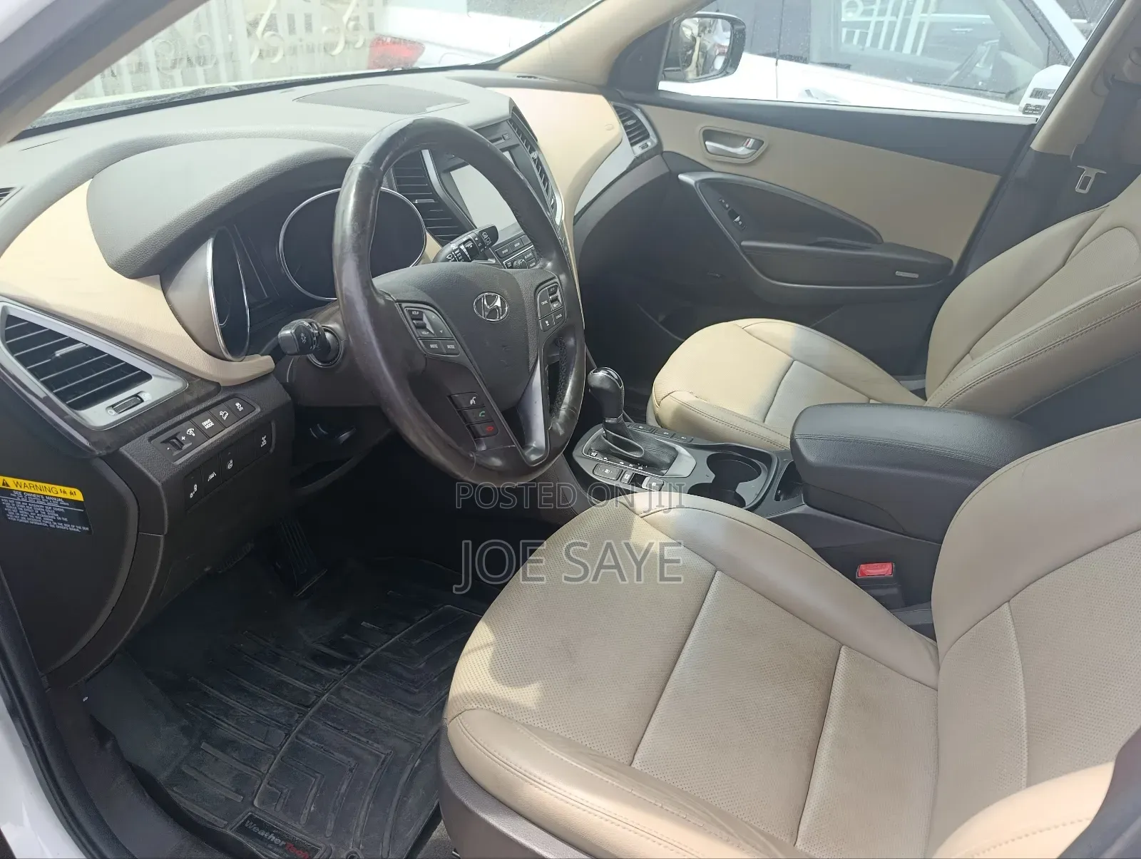 Hyundai Santa Fe 2017 White