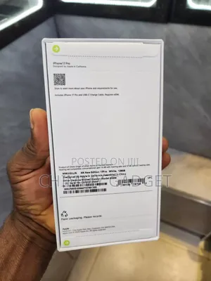 New Apple iPhone 17 Pro 256 GB White