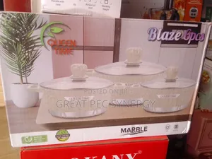 6pcs Queen Time Blaze Marble Coasting
