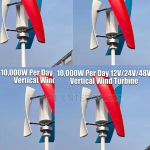 Buy 10kw Per Day Vertical Wind Turbine; Day and Night Wind Harvesting