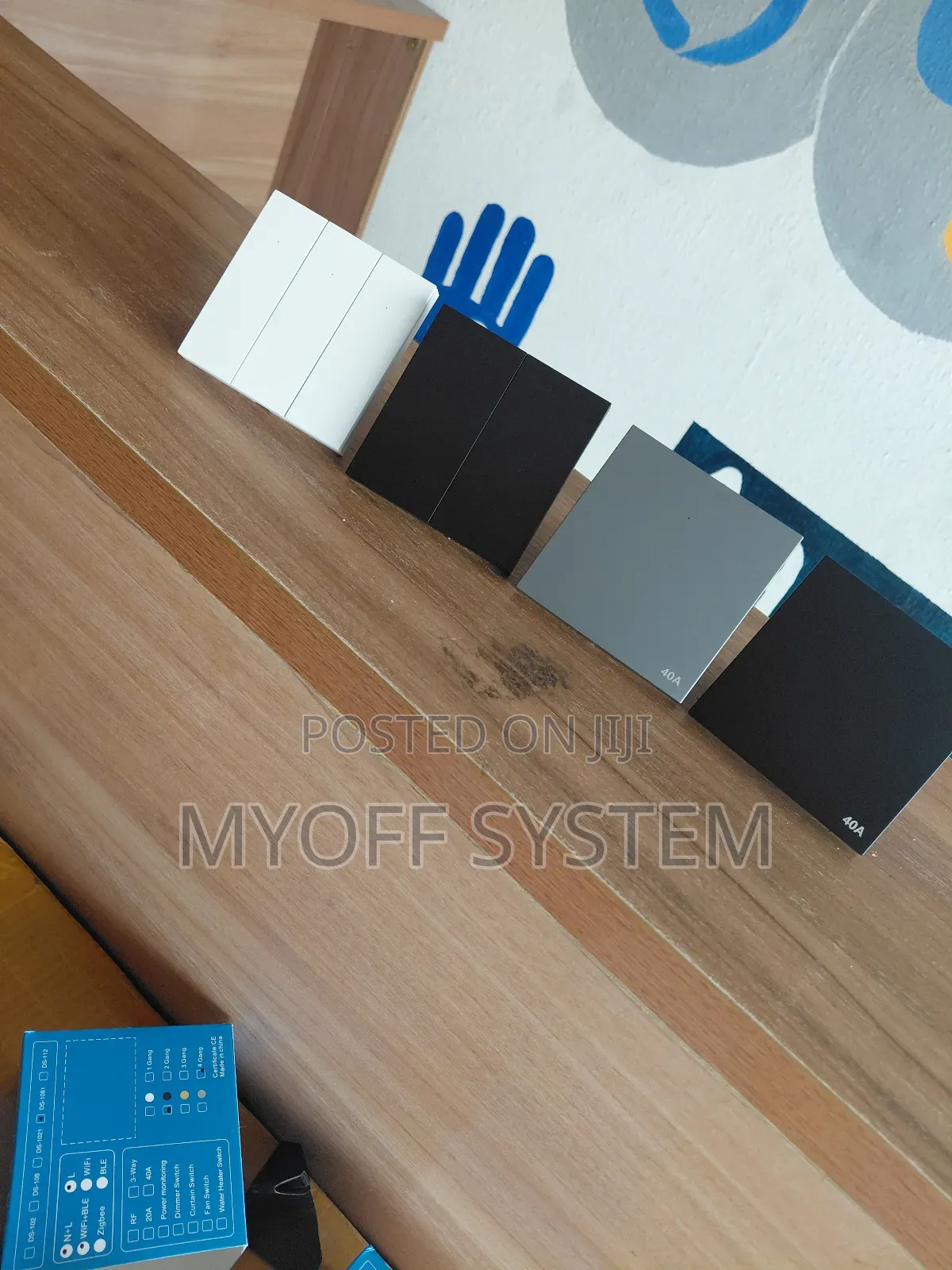 Tuya Wifi Mechanical Press Button Smart Switch