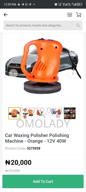 Car Wax Polishing Machine