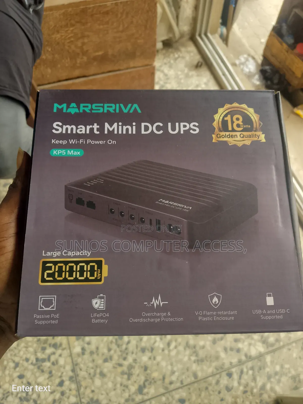 Marsriva Smart Mini Dc Ups Routet