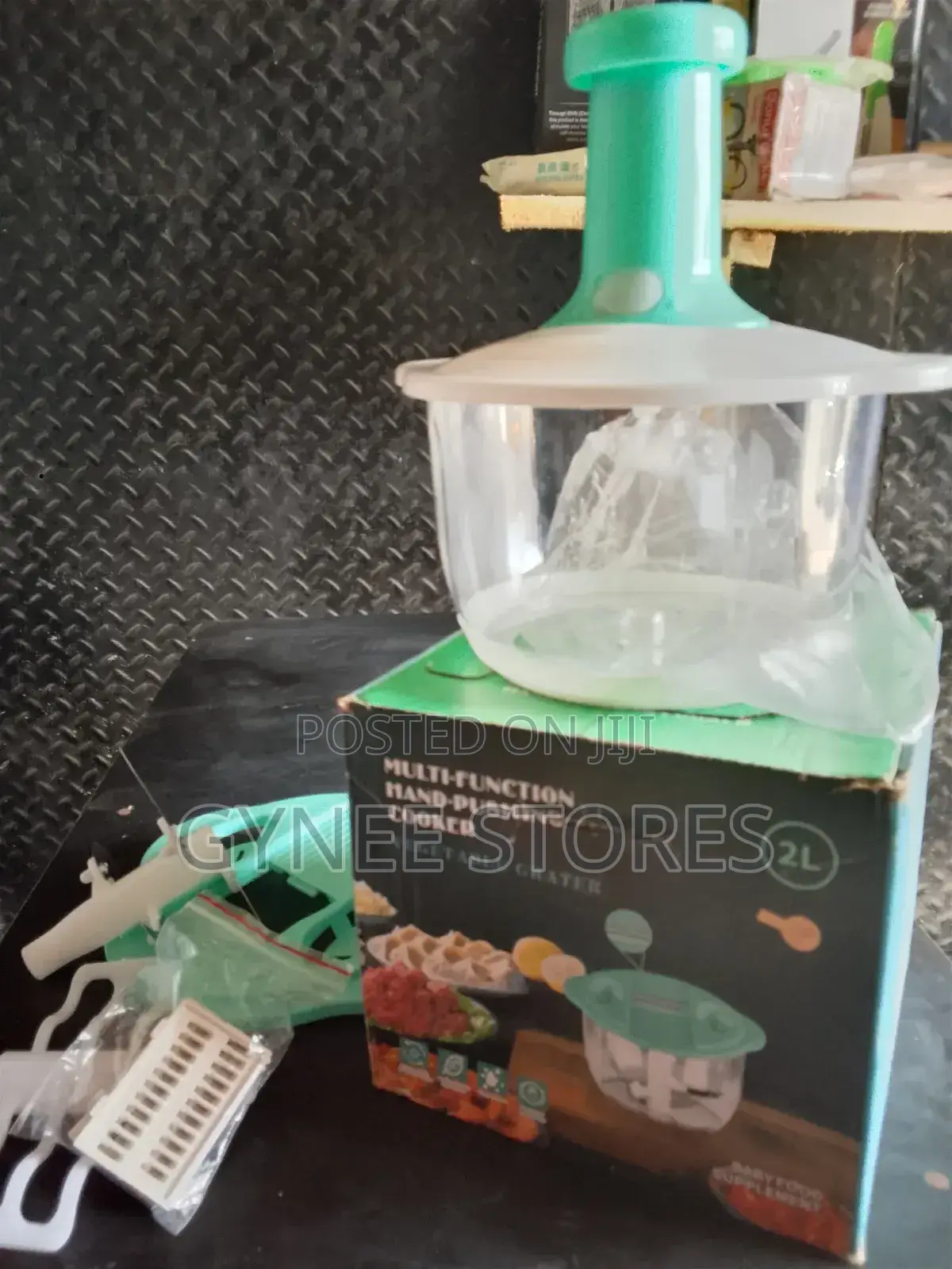 Multi-Functional 2l Pat Chopper With Accessories
