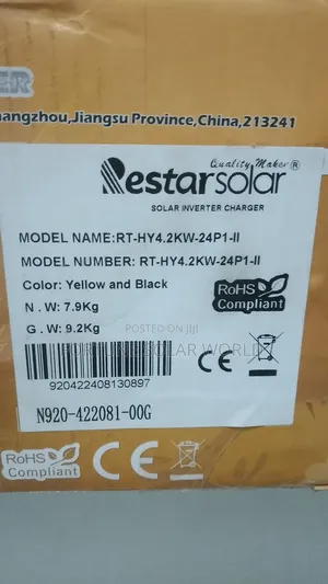 4.2kva 24v Restar Solar Hybrid Inverter