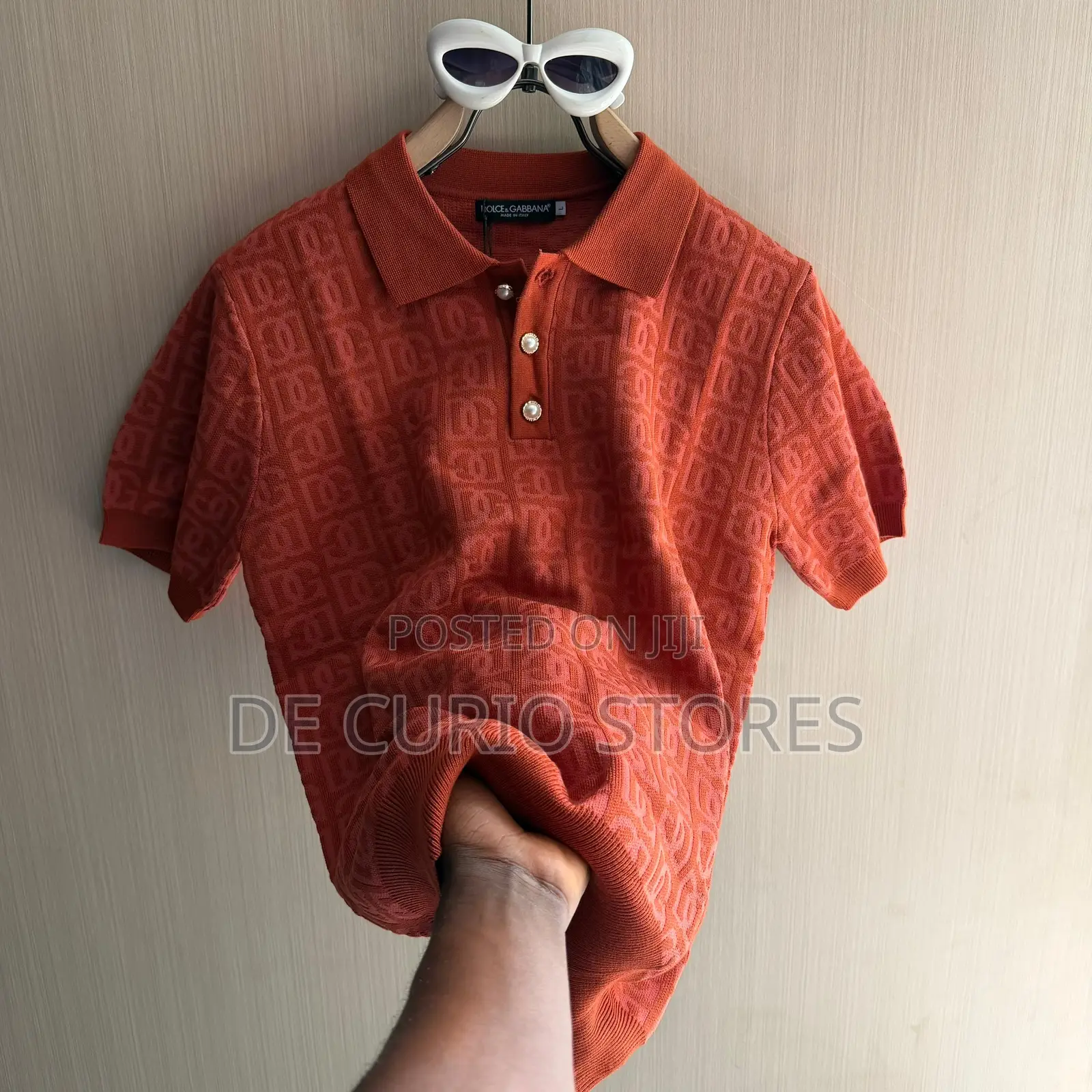 High Quality Luxury Dolce Gabbana Collar Neck