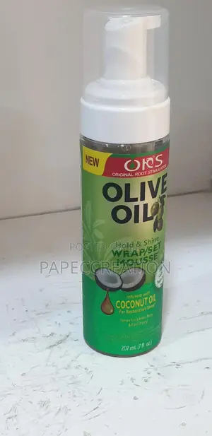 Mouse Ors Olive Oil Hold Shine Wrap/Set Mousse