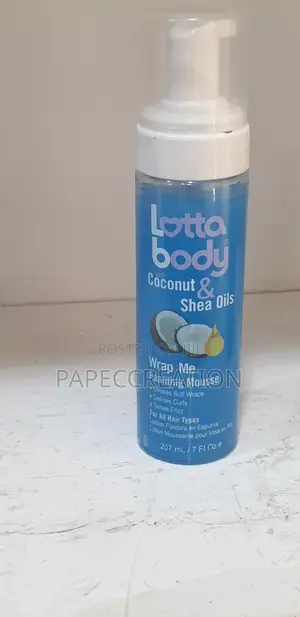 Mouse Lottabody Coconut Shea Oils Wrap Me Foaming Mousse.