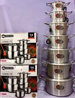 Crown Star Aluminum 14pcs Cookware Set (16-28cm)