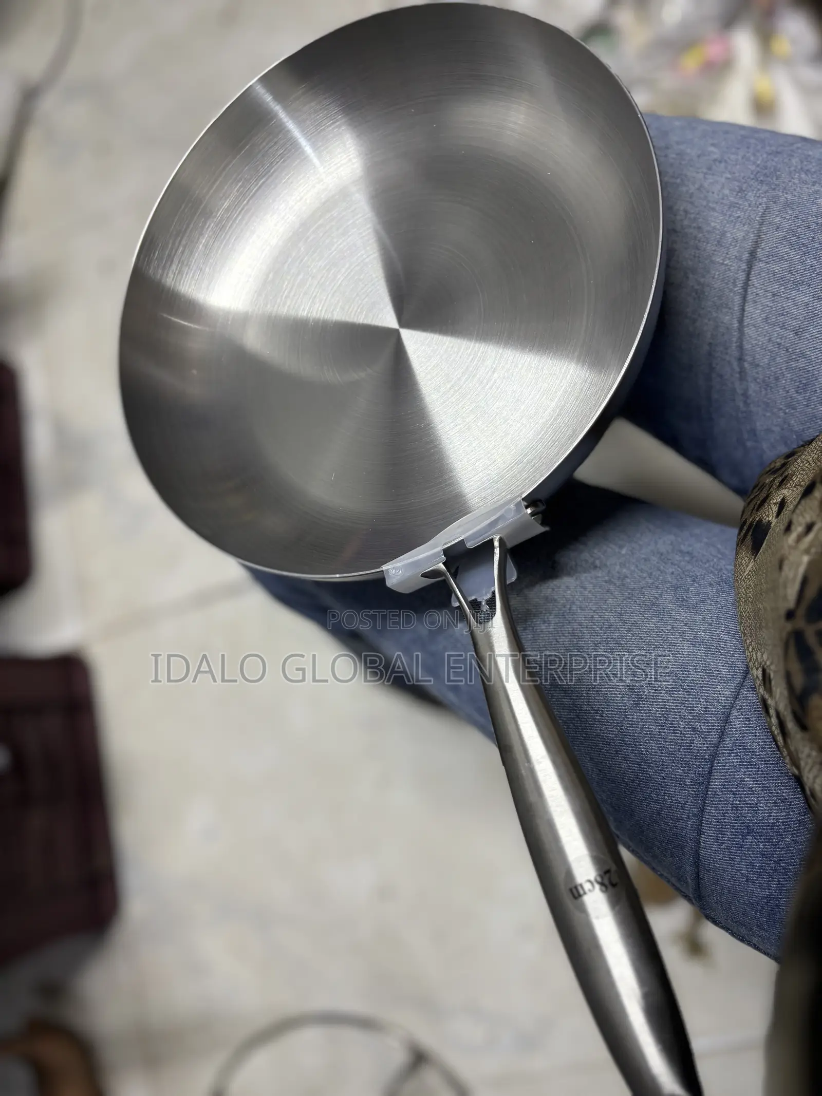Stainless Steel Uncoated Fry Pan