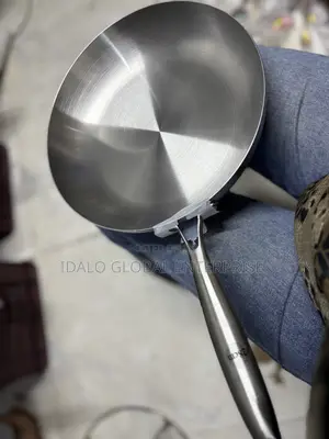 Stainless Steel Uncoated Fry Pan