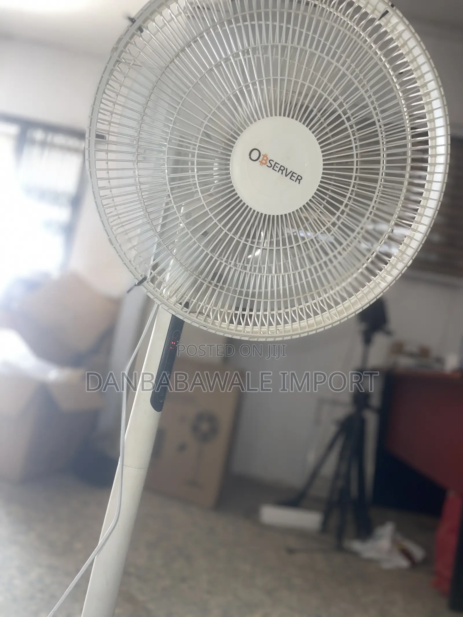 Observer Solar Standing Fan