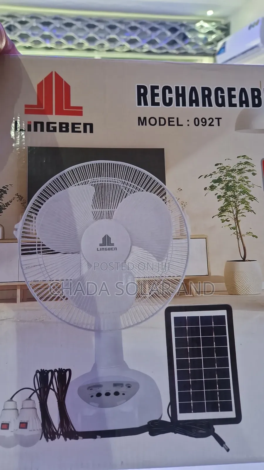 Solar Table Top Fan