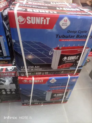 230ah Sunfith Solar Tubbller Battery