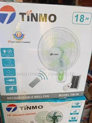 Solar Rechargeable Fan