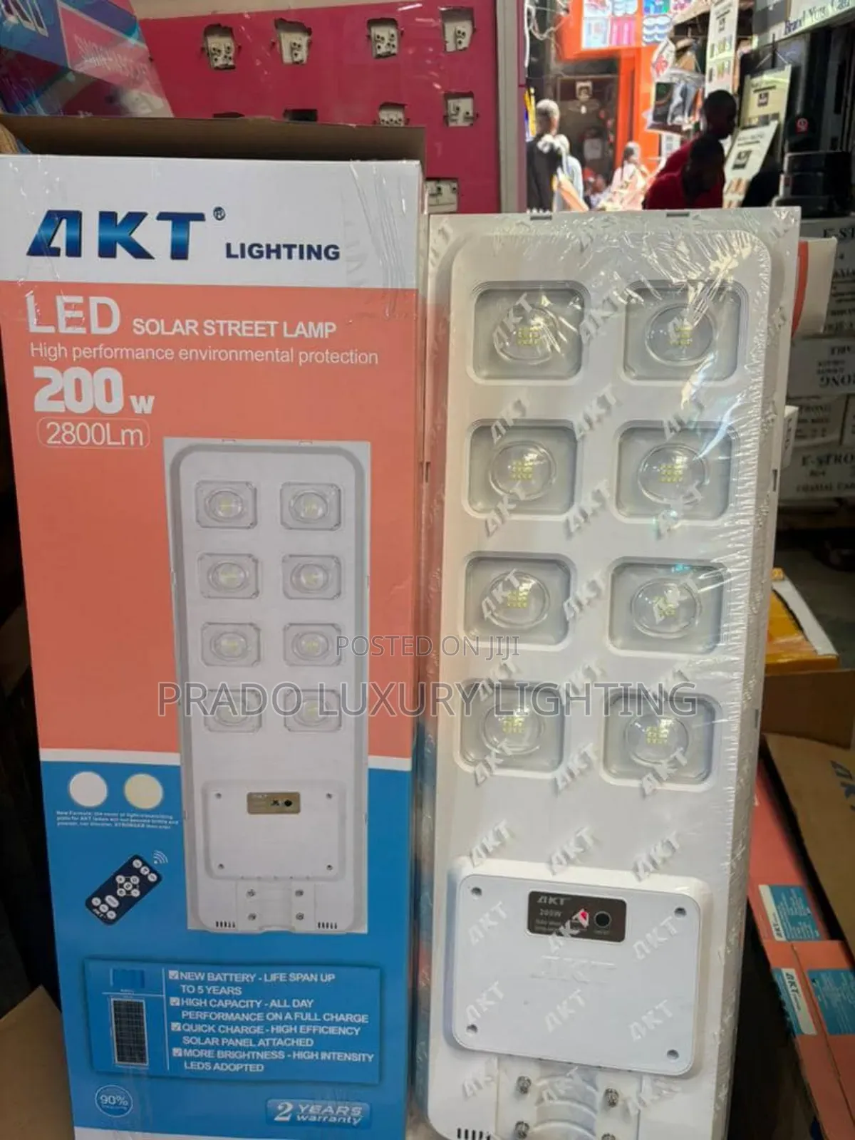 200w Akt Solar Steel Light