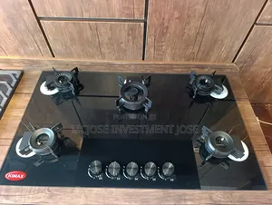 New Kimax 5 Burner Flip Up Auto Ignition Gas Hob.