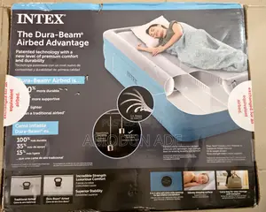 Intex Mid-Rise Airbed – 16” Twin (39" X75" X16" ) With Pump