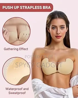 Silicone Strapless Invisible Push Up Bra