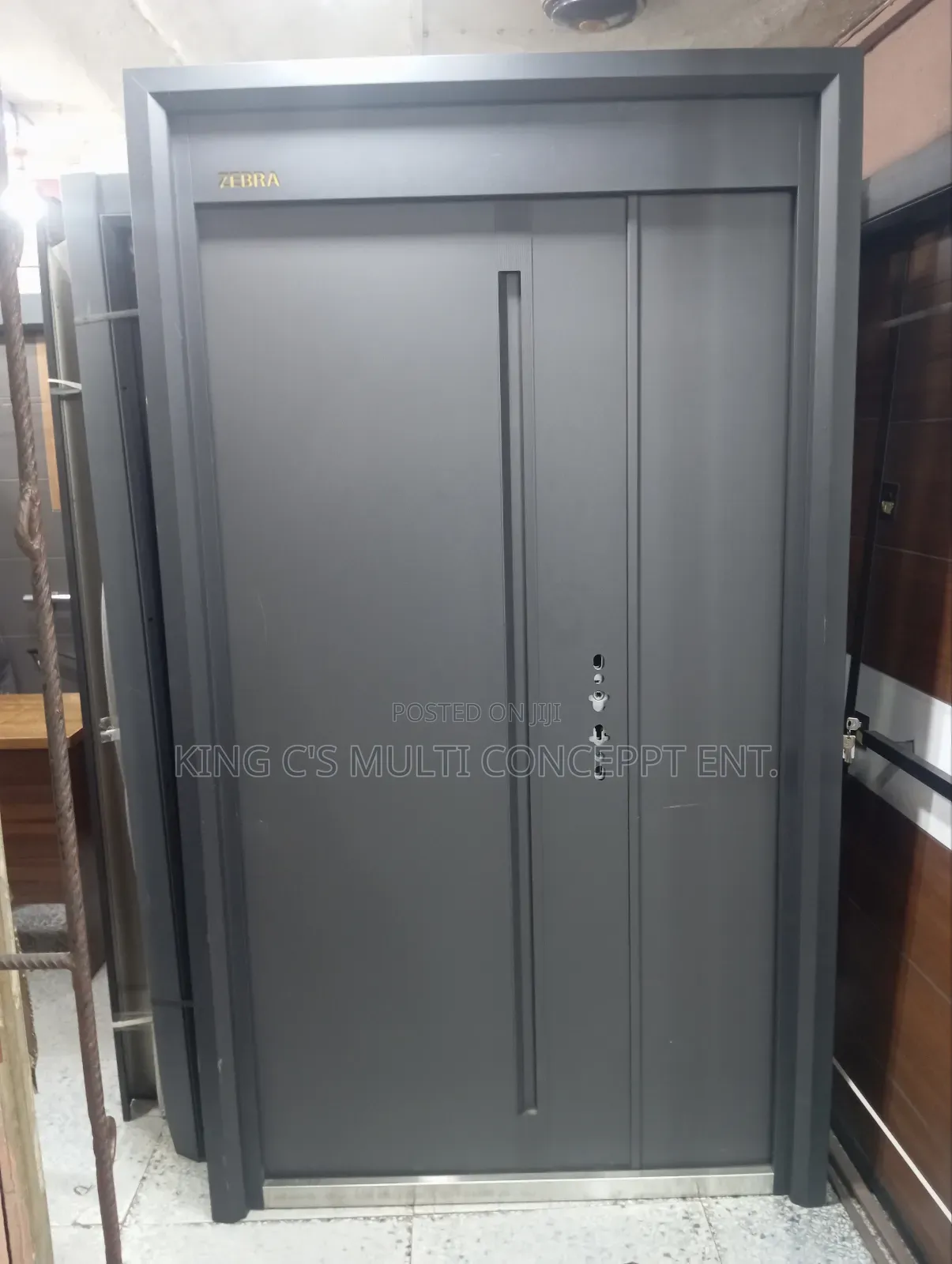 4ft by 7ft Copper Smart Door
