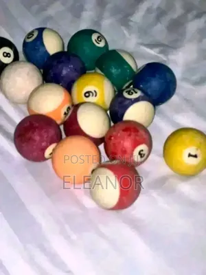 Snooker Balls With Rack