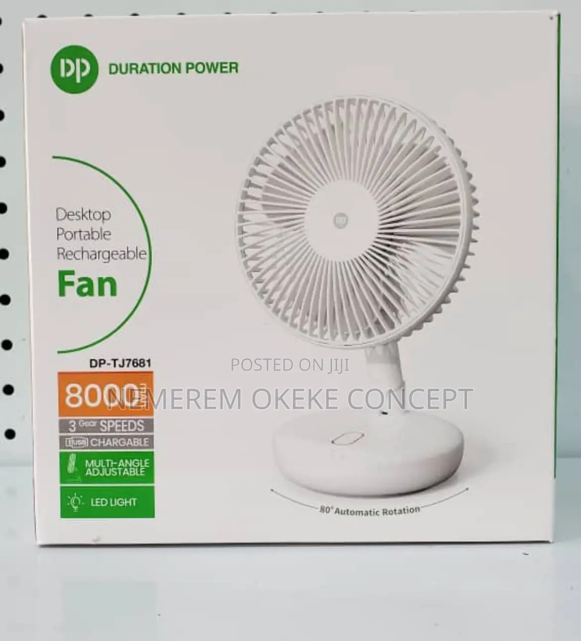 Dp Rechargeable Fan
