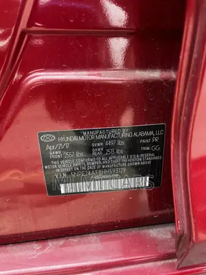 Hyundai Sonata 2017 Red