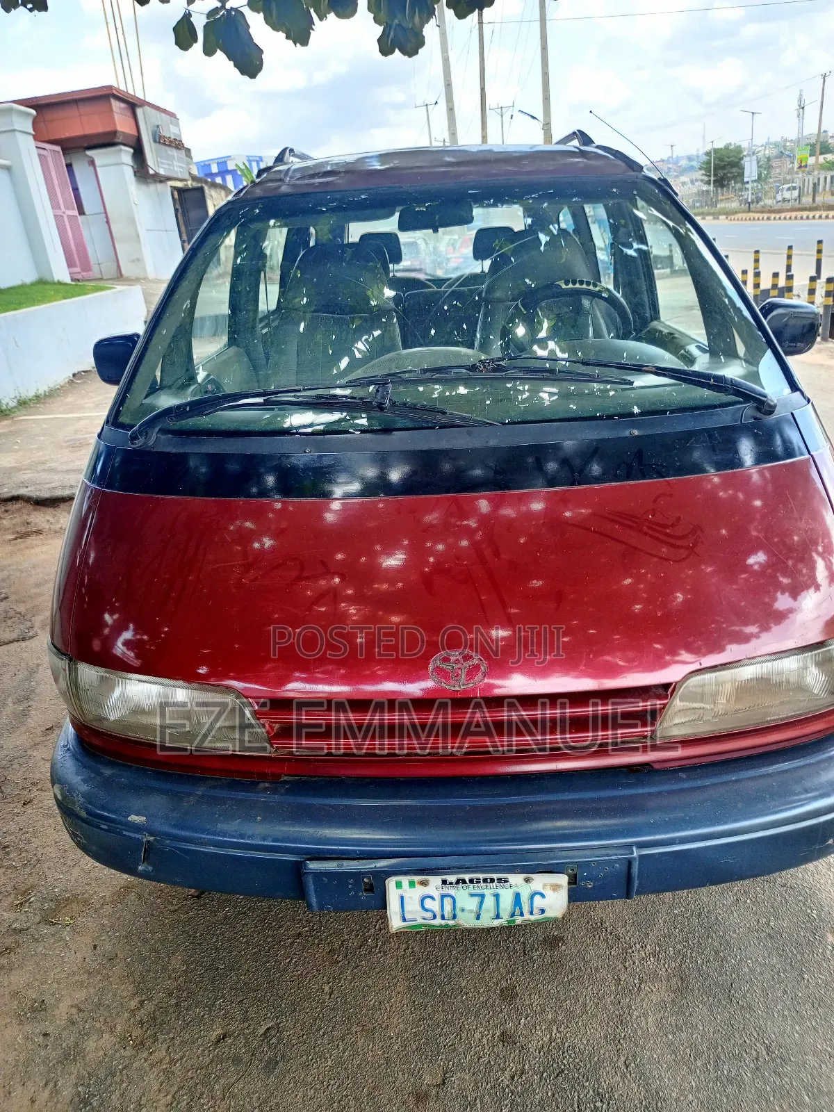 Toyota Previa 2001 Red
