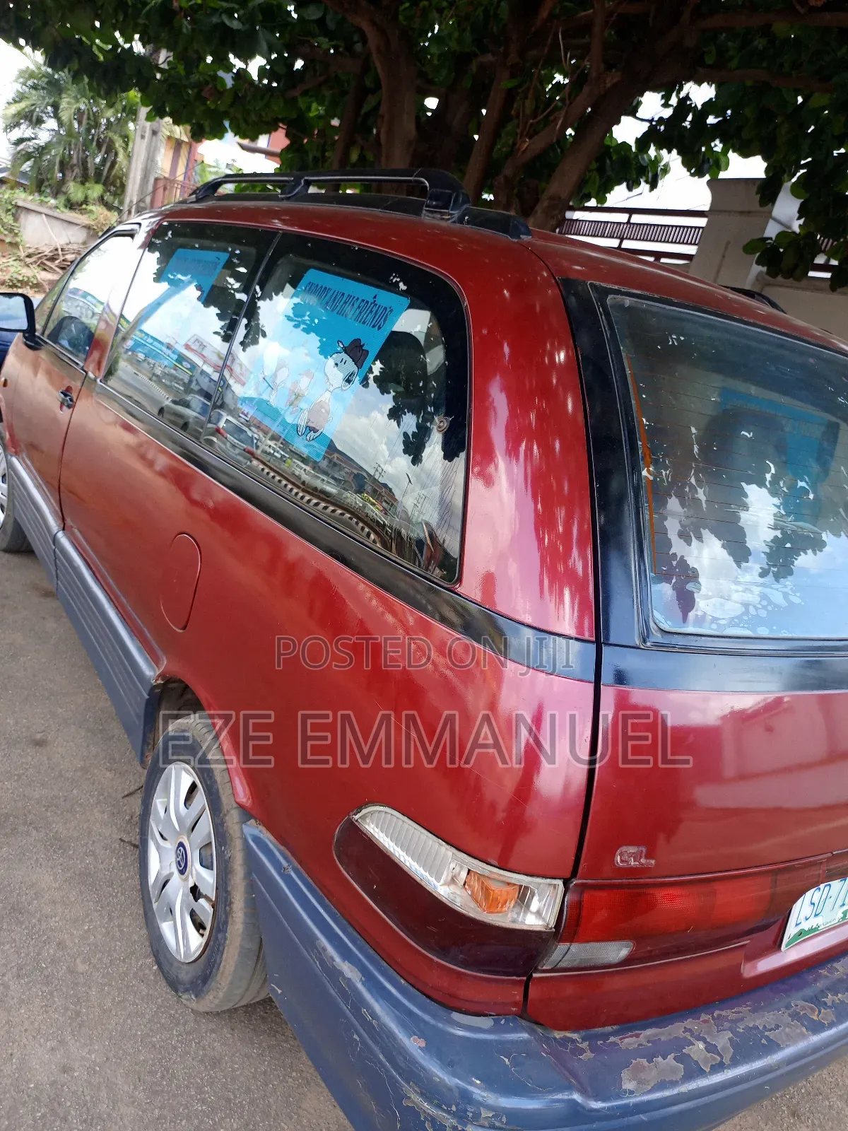 Toyota Previa 2001 Red