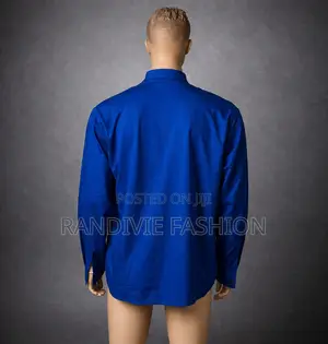 Fitted Zig Shirt [Blue]
