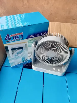6inches Rechargeable Fan With Led Light