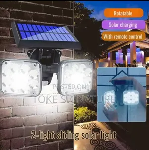 Rotable Outdoor Sensor Solar Light