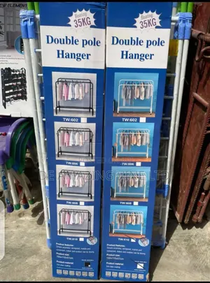 Heavy 35kg Double Pole With Wheel