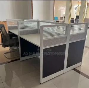 Office Work Station Table by 4 Seater