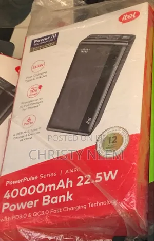 Itel 40000mah 22.5w Power Bank