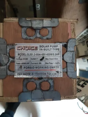 Choice Solar Pumping Machines 0.5hp