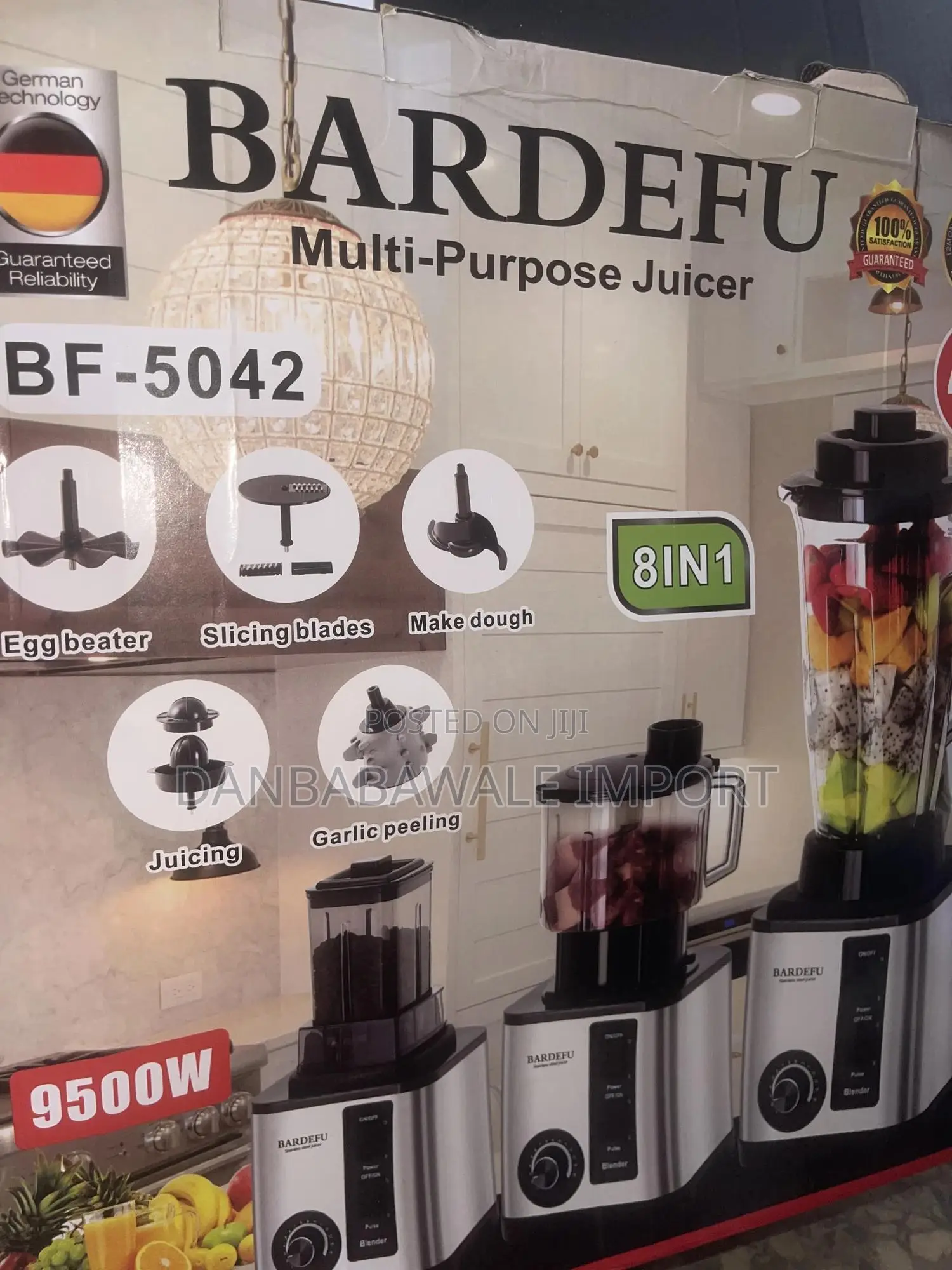 Observer 8-in-1 Kitchen Beast – 9500w Super Blender Juicer