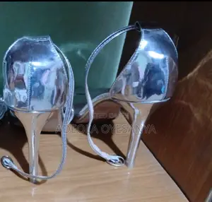 Size 40 Silver Stilettos