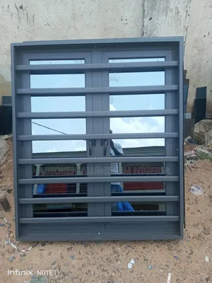 Casement Window and Burglary With Grey Material