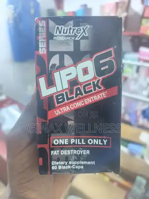 Nutrex Lipo 6 Black Capsules for Weight Loss and Metabolism