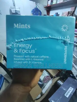 Energy and Focus Peppermint Mints With Natural Caffeine and L-Theanine
