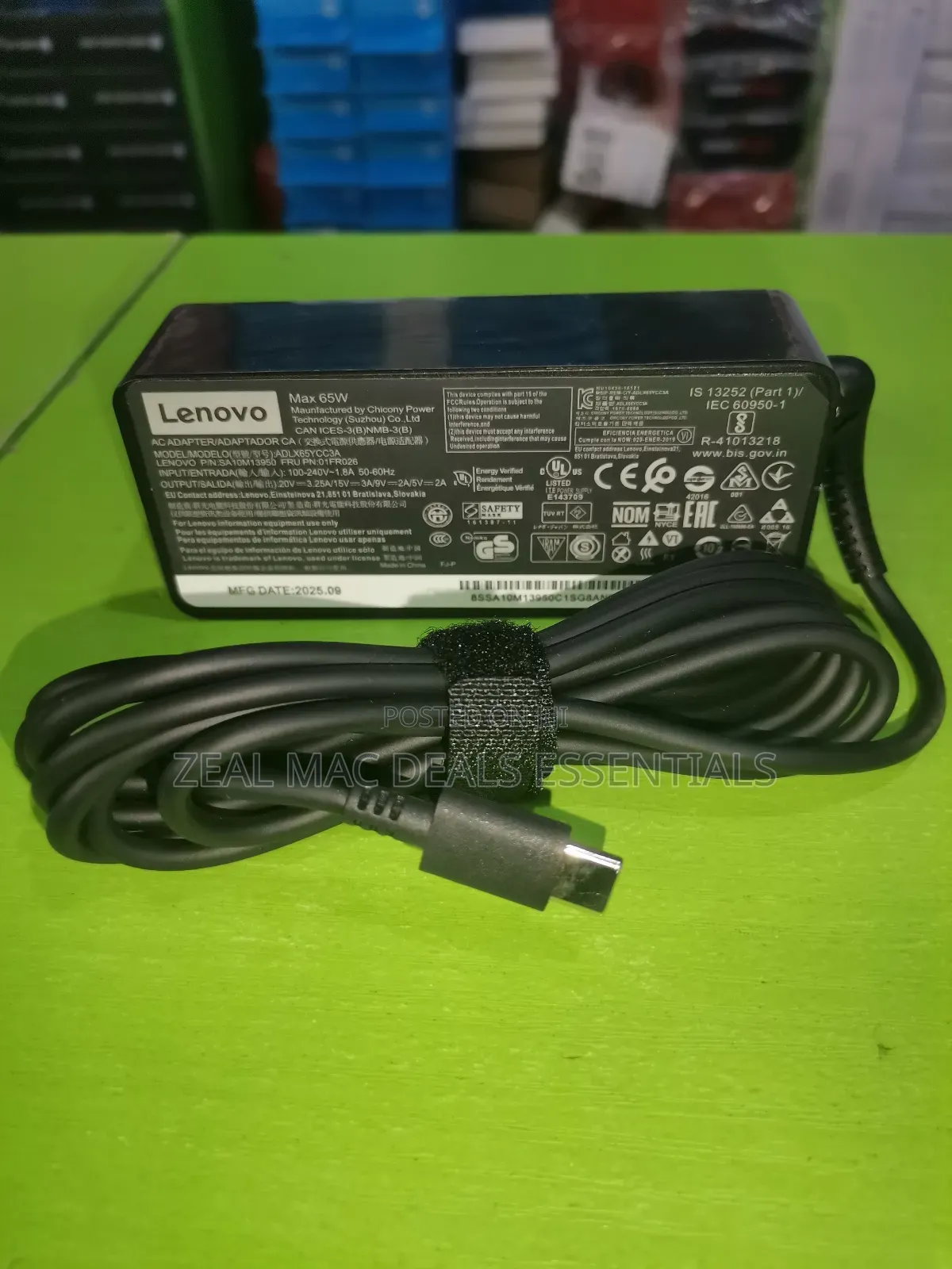 Lenovo 65w Typec Laptop Pc Charger Adapter