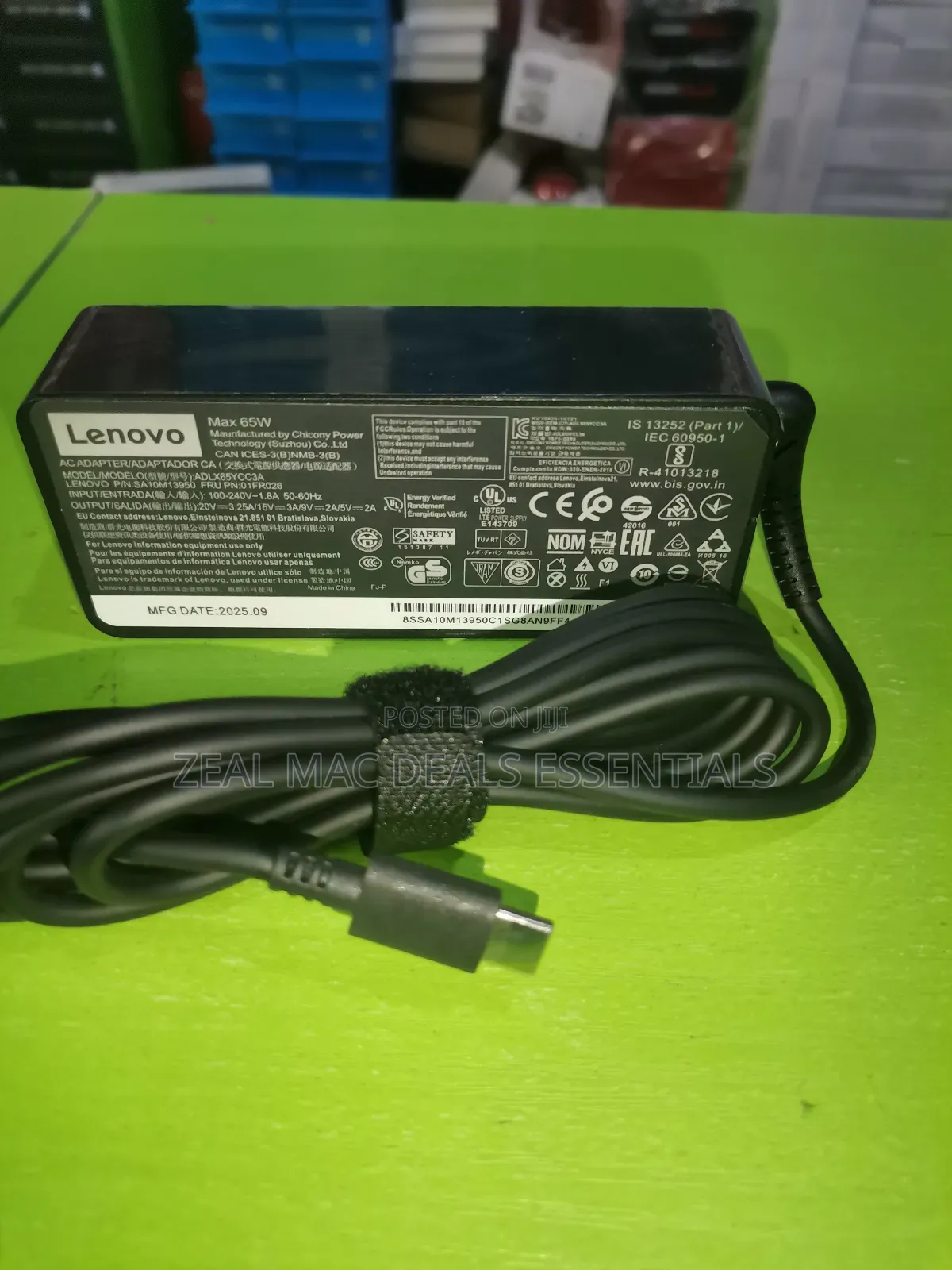 Lenovo 65w Typec Laptop Pc Charger Adapter